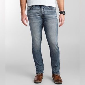 Buckle Outpost Makers 34X32 Stretch Denim Slim Straight Jeans
